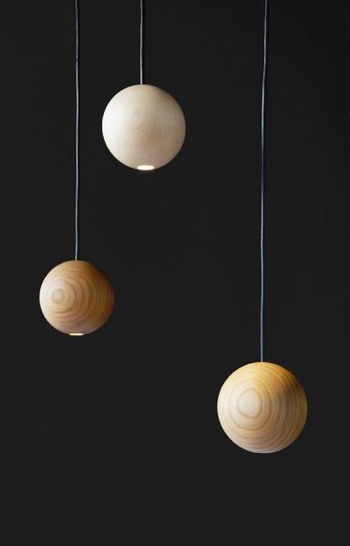 Brahma Teak Wooden Sphere Cluster Pendant Light