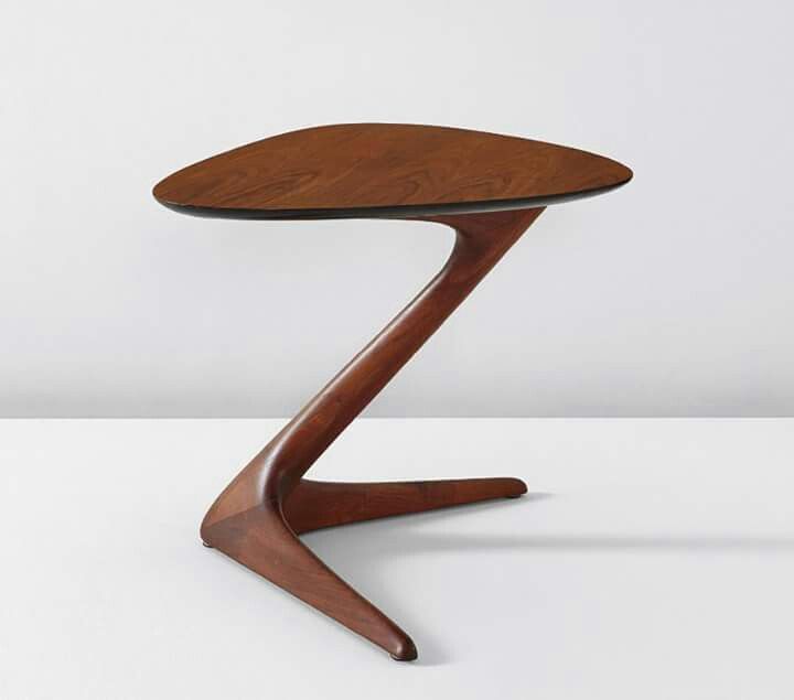 Z-Curve Designer Wooden Table