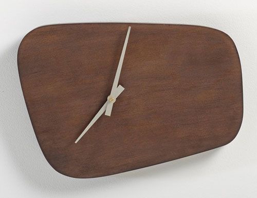 Modern Wooden Wall Clock – “Kilda Curve Design”