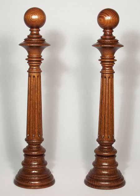 Classic Handcrafted Wooden Candle Stand (Set of 2)