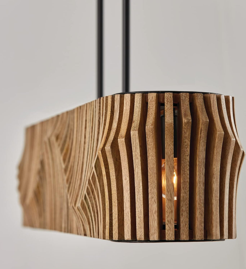 Bcs lighting - 6 Light Island in Bohemian Style-7.5 Inches Tall and 41 Inches Wide,