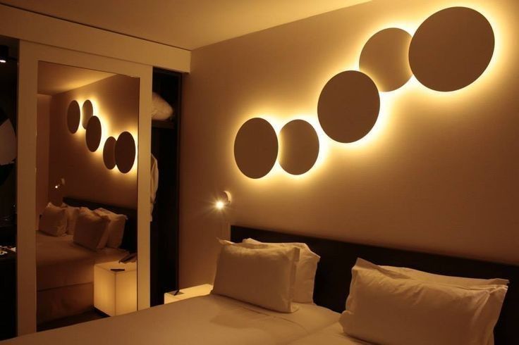 Orbit Brahma Teak Wood LED Wall Art Light