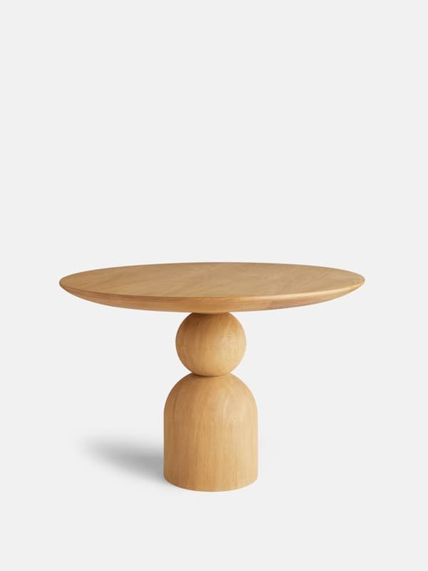 BCS Woodcraft “Orbis” Bramha Teak wood Round Table