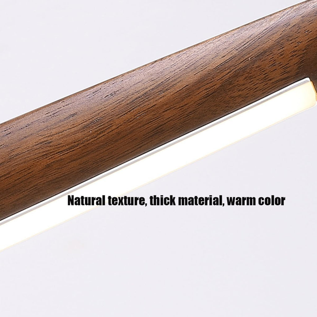 AeroBlade Wooden Linear Pendant Light