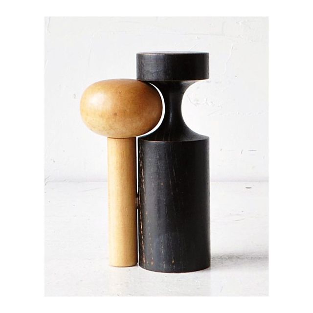 BCS Brahma Teak Wood Dual Totem Sculpture (Harmony Pair)