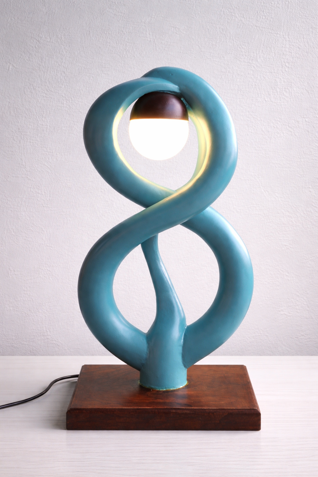 BCS Infinity Aura Wooden Designer Table Lamp