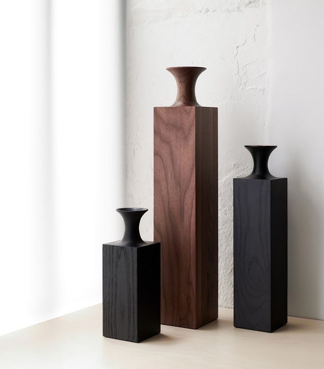 BCS Brahma Teak Geometric Totem Set (Modern Minimal Series)