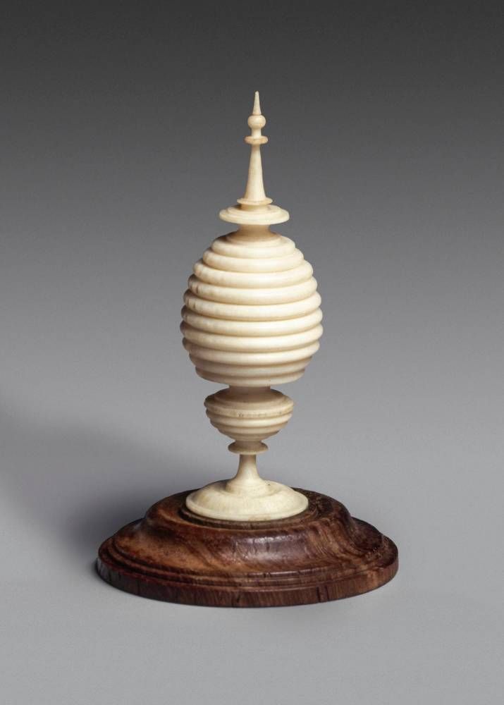 BCS Brahma Teak Wood Spiral Totem (Heritage Edition)