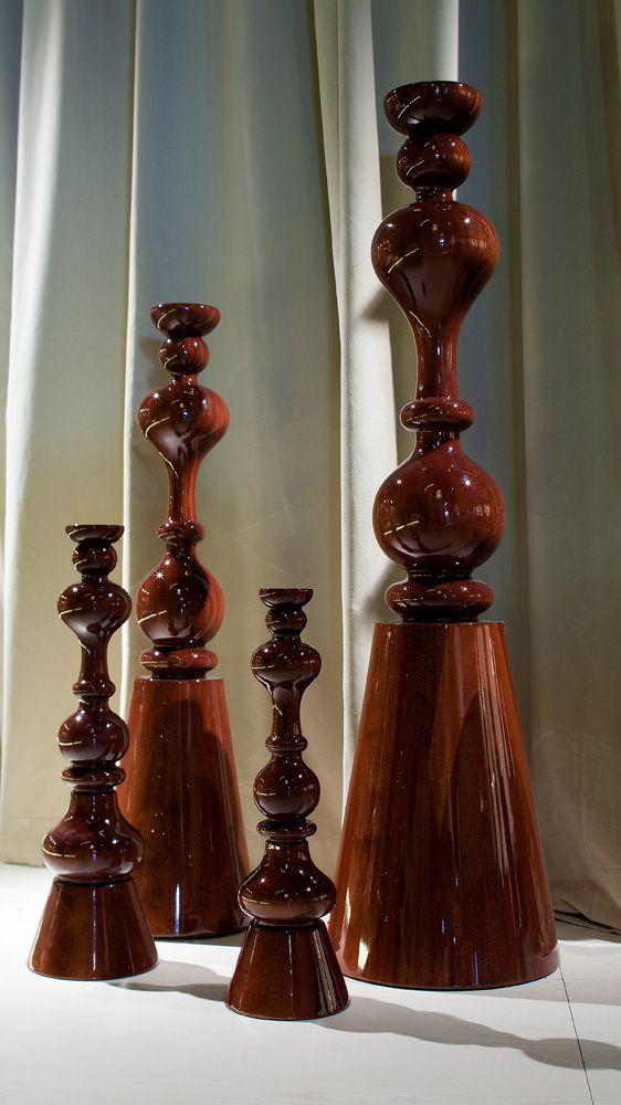 BCS Brahma Teak Wood Gloss Totem Set (Royal Shine Series)
